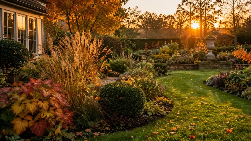 Garten im Herbst
