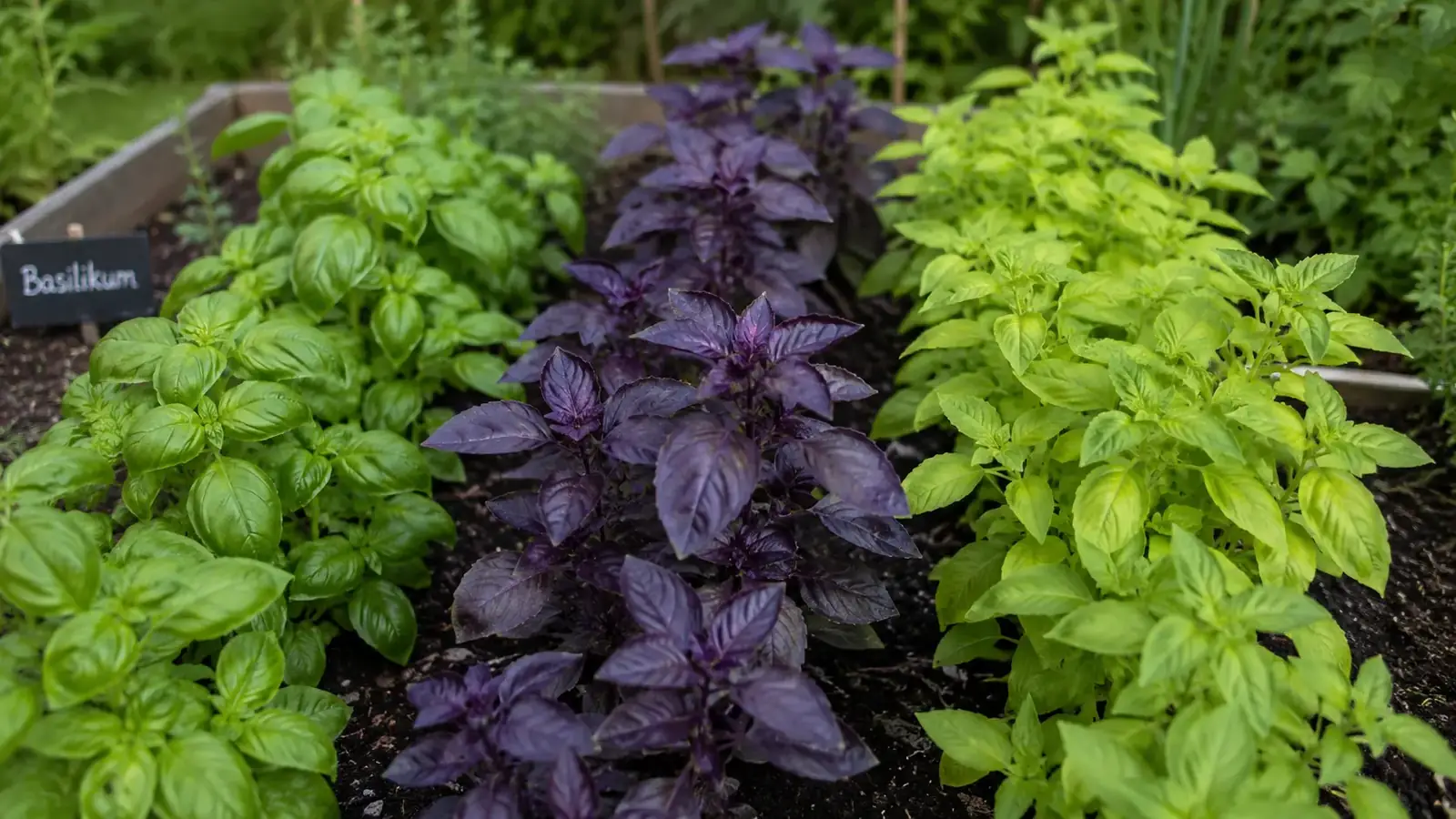 Basilikum anbauen und pflegen im Garten