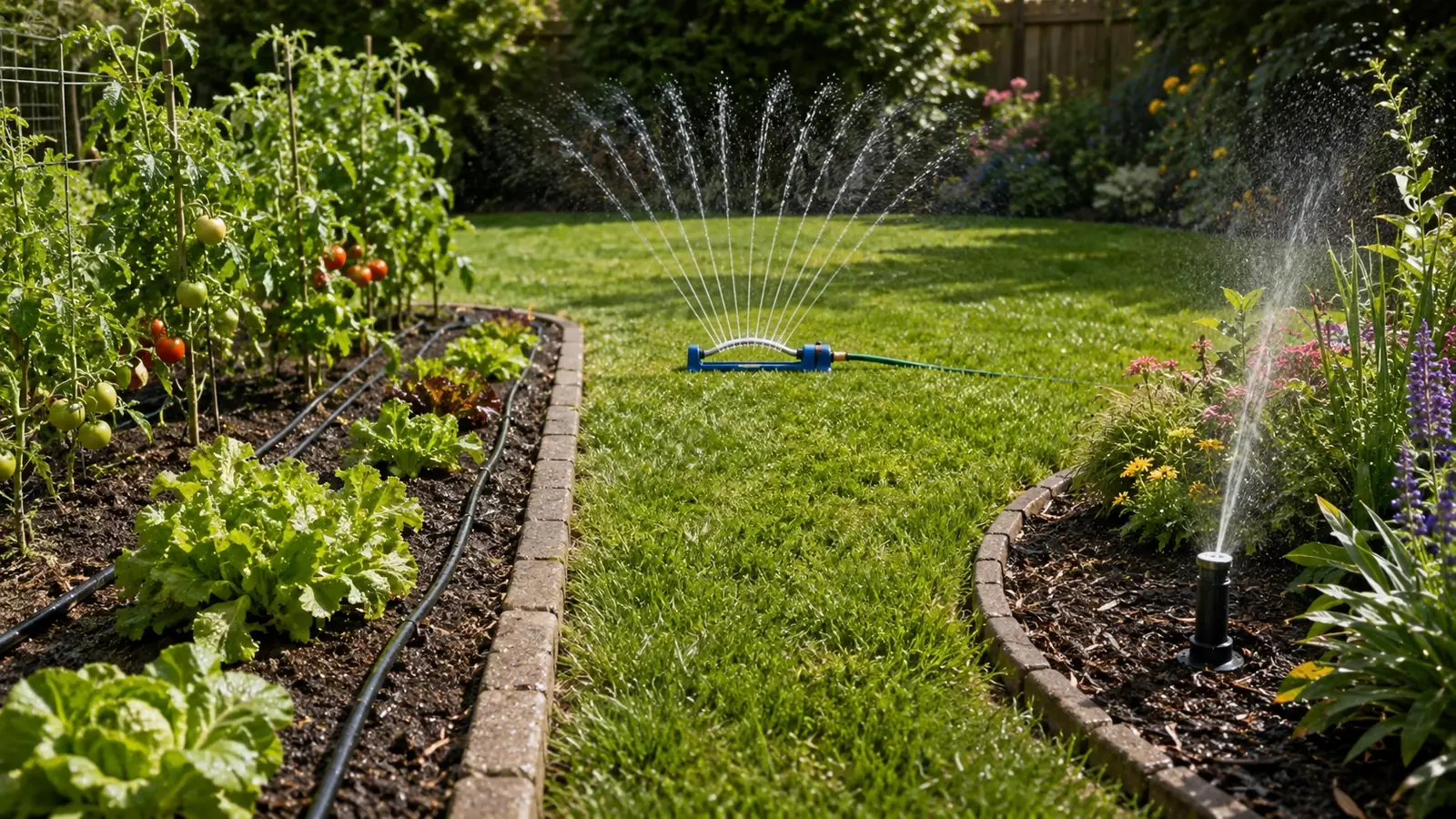 Bewässerungssysteme im Vergleich im Garten