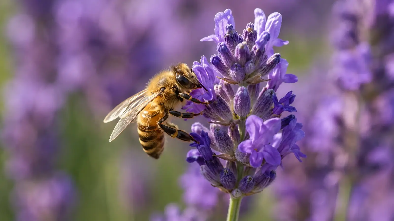 Bienen im Garten anlocken im Garten