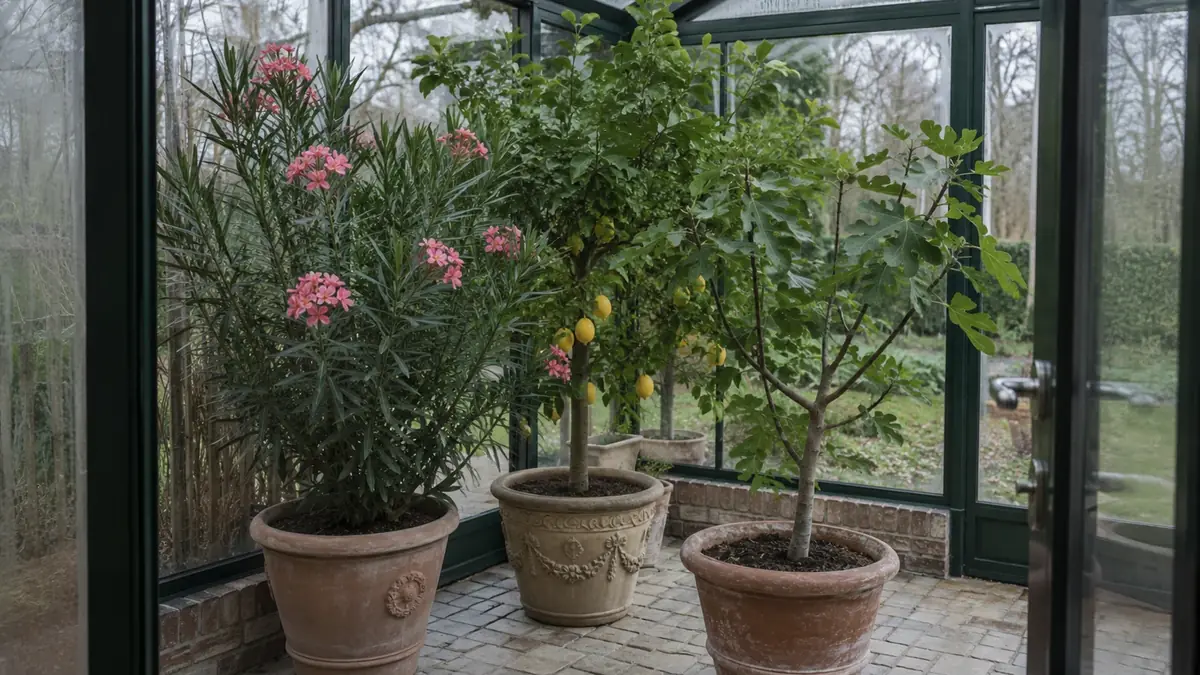 Garten winterfest machen
