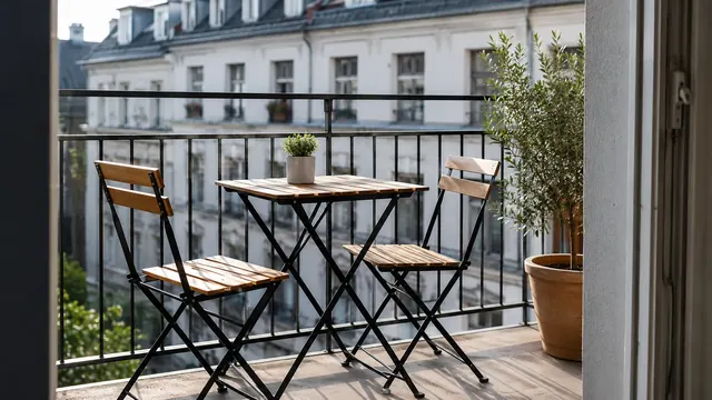 Möbel für kleine Terrassen