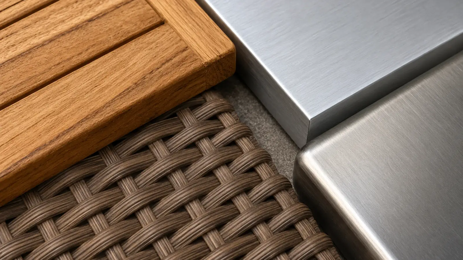 Gartenmöbel Materialien Vergleich: Teakholz, Aluminium, Polyrattan, Edelstahl