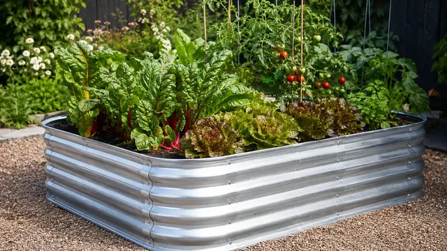 Hochbeet aus Metall