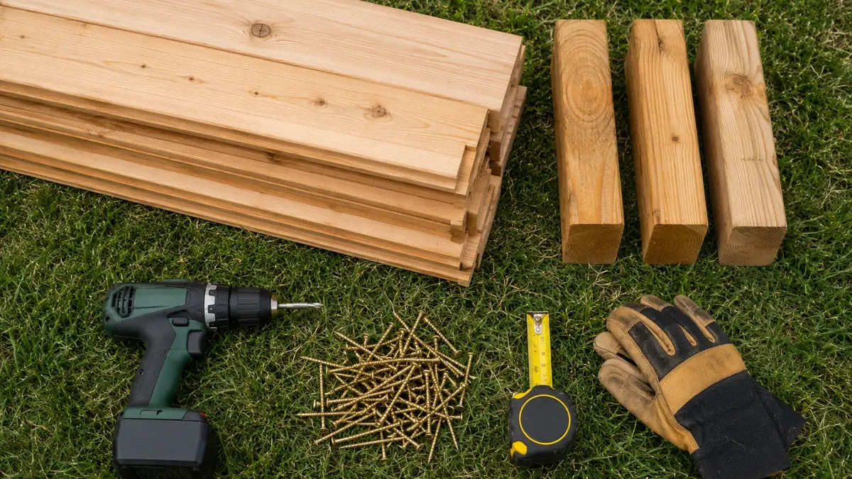 Hochbeet bauen: material
