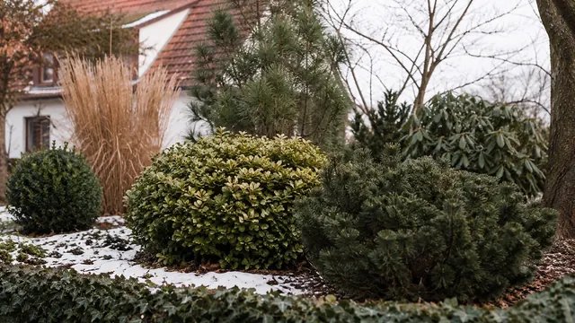 Immergrüne Sträucher Vergleich
