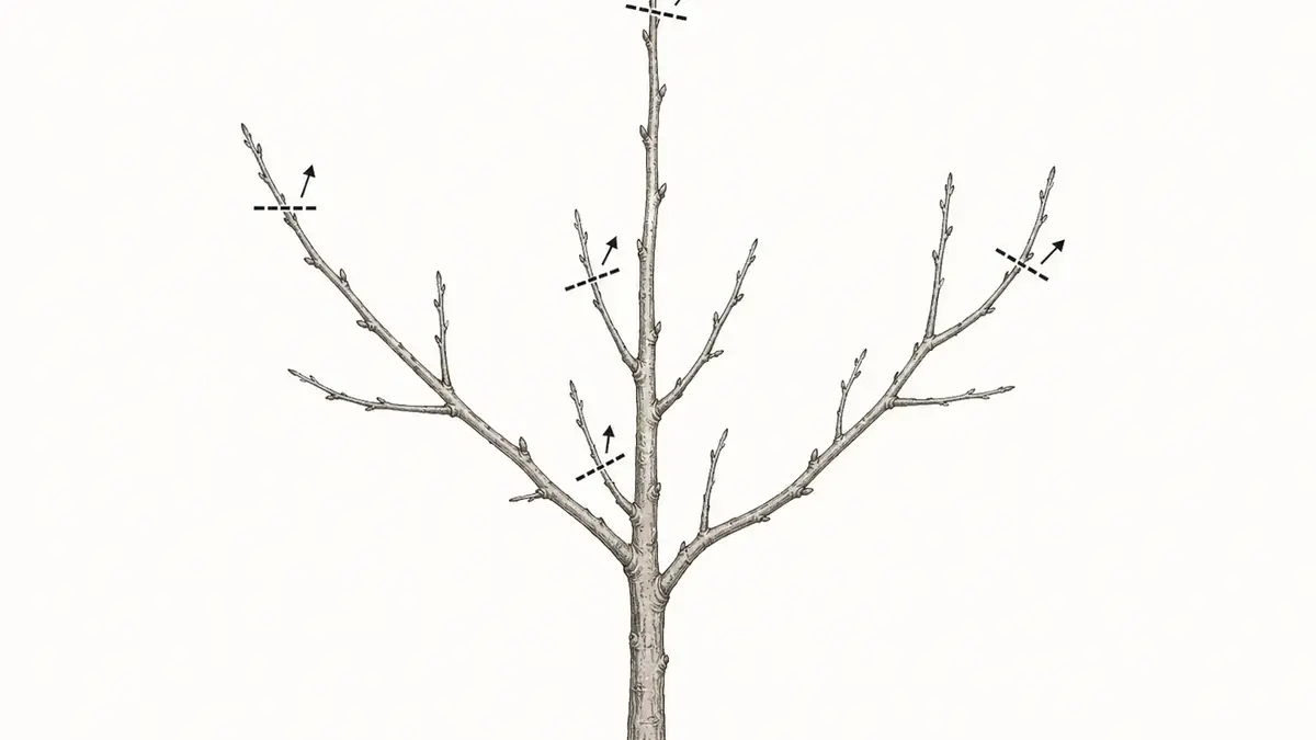 Obstbaumschnitt Kalender: schema