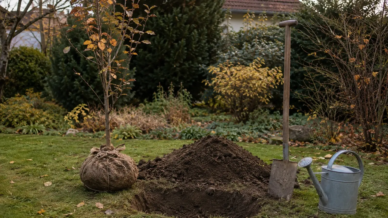 Pflanzzeit Gehölze Übersicht im Garten