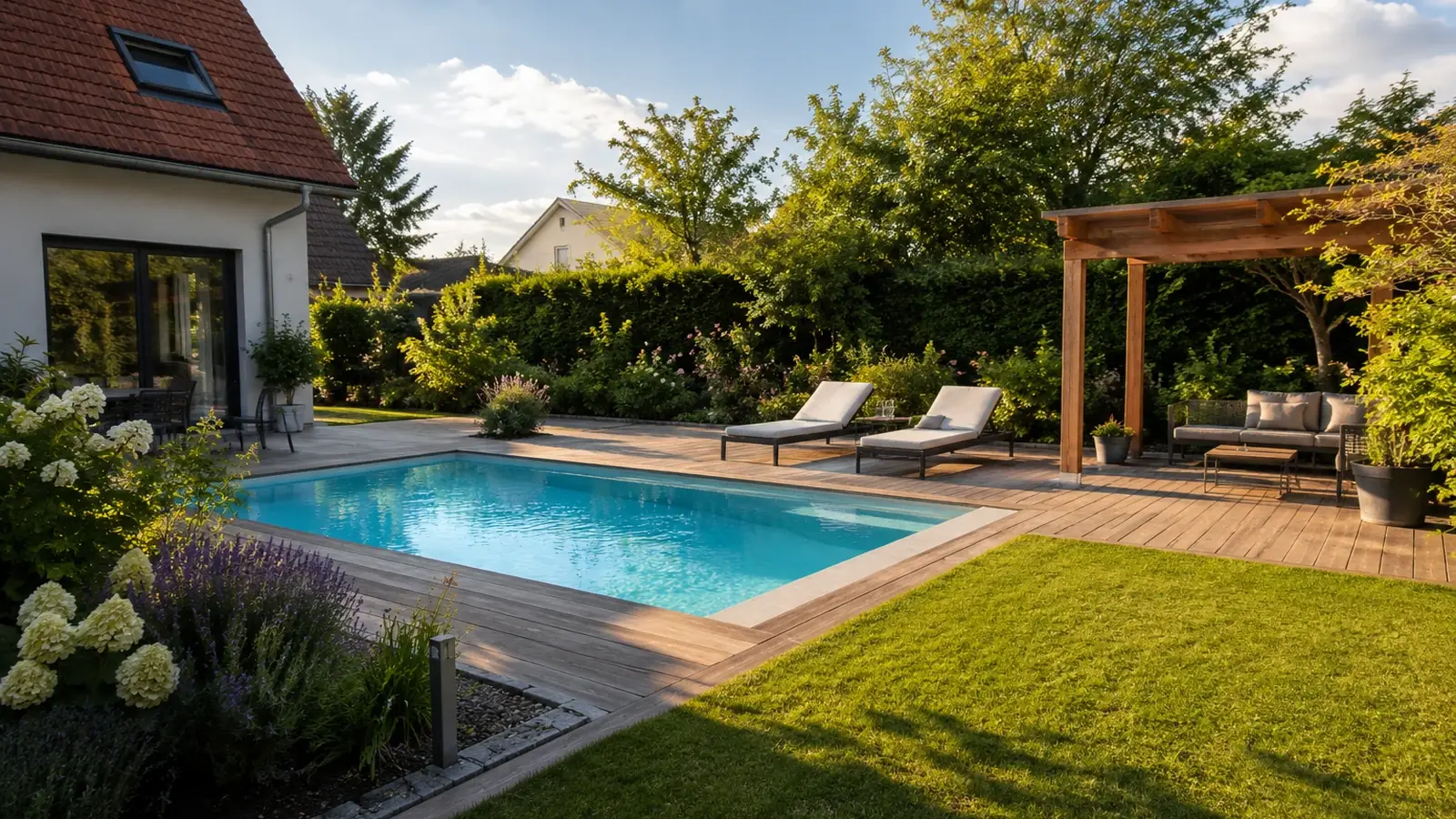 Pool anlegen Kosten im Garten