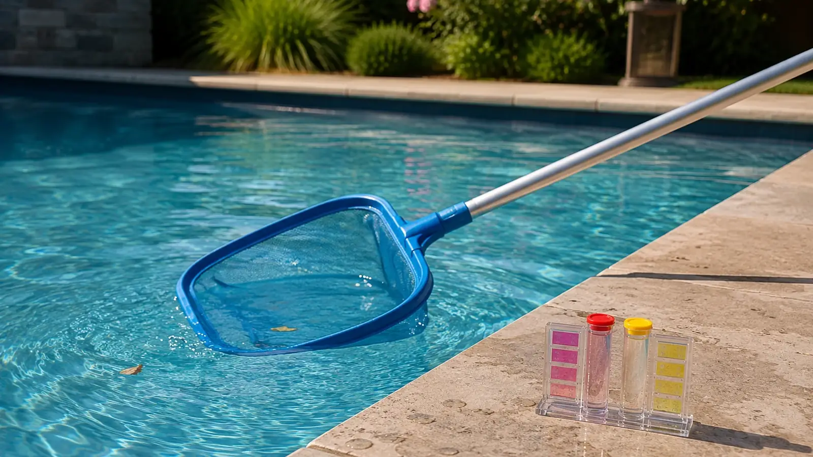 Pool-Pflege im Garten