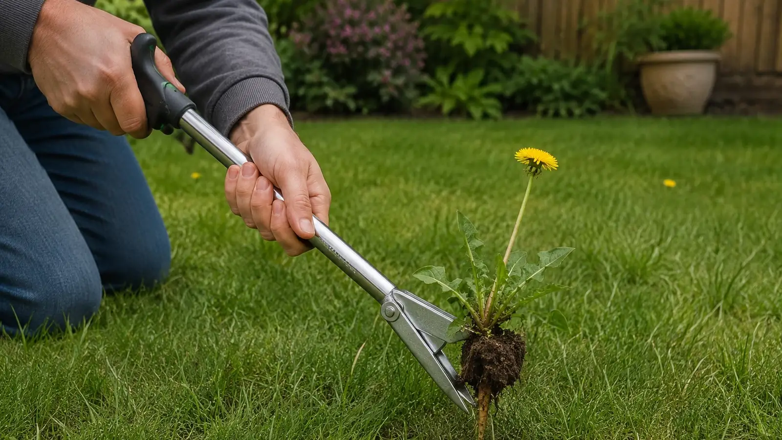 Unkraut natürlich entfernen im Garten